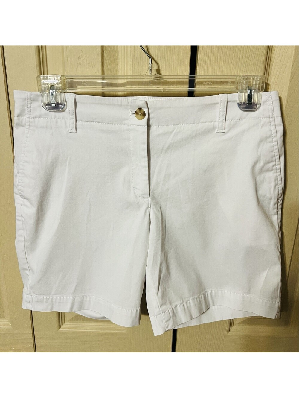 Talbots Women’s Relaxed Chino Shorts Navy Sz 6 With 7” Inseam NWOT